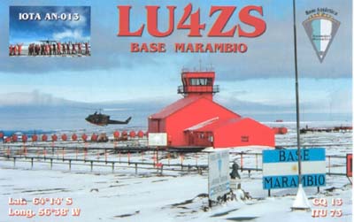 LU4ZS : Marambio Station Seymour Island